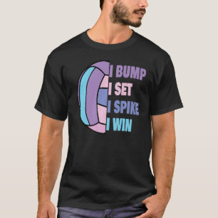 Camiseta Vendedor de vôlei de vôlei vence bola de vôlei