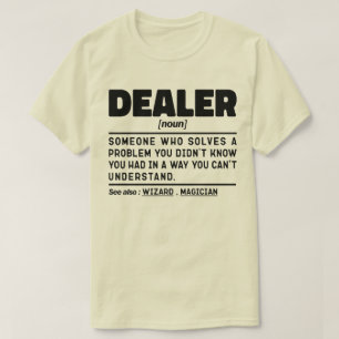 Camiseta Vendedor profissional de definição de nome do reve
