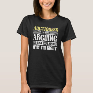 Camiseta Vendedor Público de Leilões de Venda do Autioner