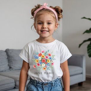 Camiseta Vendedora de Flores Nome Personalizado Flor Silv