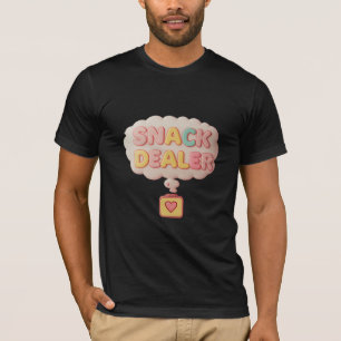 Camiseta Vendedora de Lanche Mãe Divertida Fofa Caixa de Al