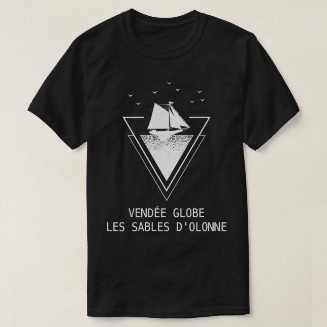 Camiseta Vendee Globe Les Sablesdx27Olonne À Vela (Frente do Design)