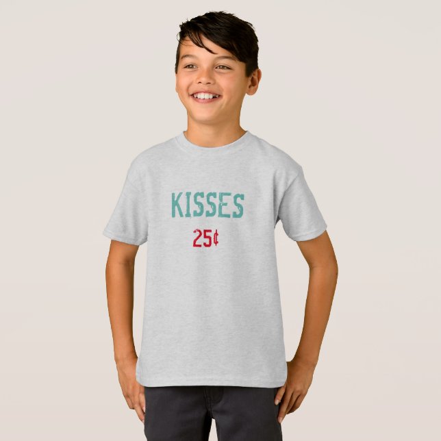 Camiseta Vendendo beijos (Frente Completa)