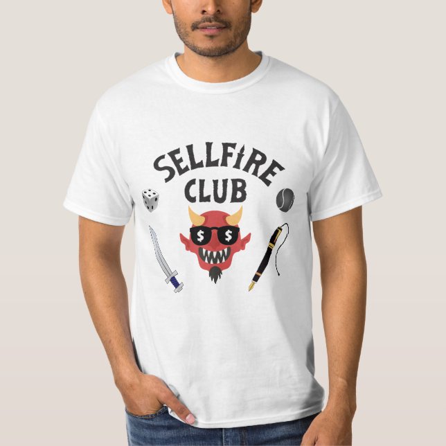 Camiseta vender clube de incêndio (Frente)
