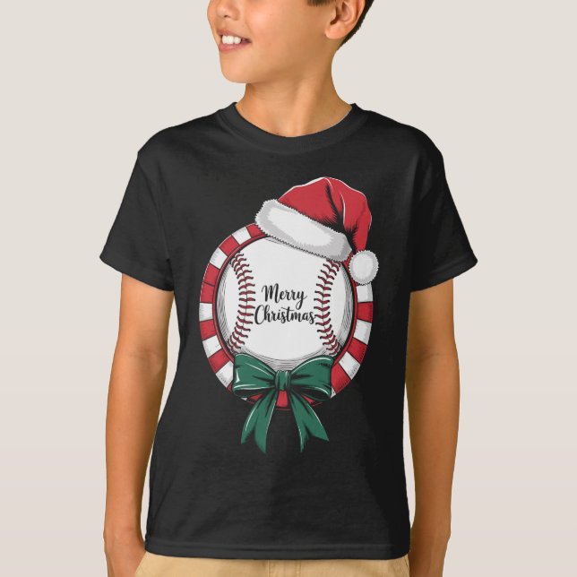 Camiseta Vender Design de Natal do Santa Hat (Frente)