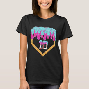 Camiseta Vender Drip 10 Anos Sorvete 10º Aniversário
