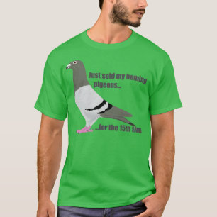 Camiseta Vendi meus pombos-correio 1