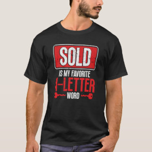 Camiseta Vendido é o meu Realetor de Palavras Favorito com