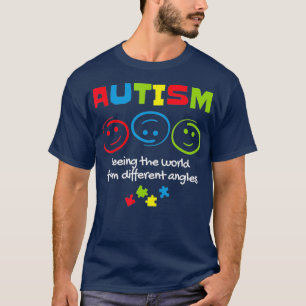 Camiseta Vendo O Mundo De Diferentes Ângulos Autismo