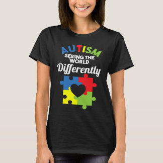 Camiseta Vendo o Mundo de Forma Diferente Conscientização d