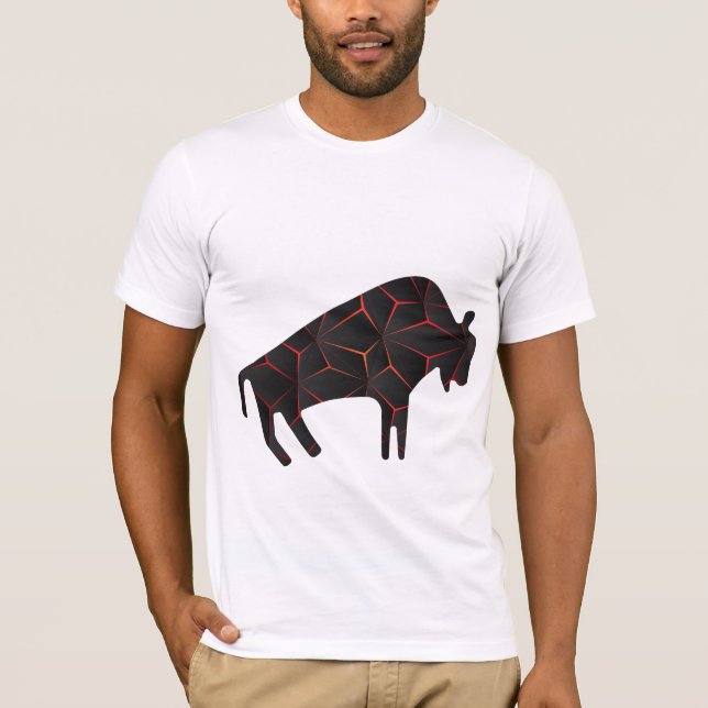 Camiseta Veneno antigo ou Touro pré-histórico (Frente)