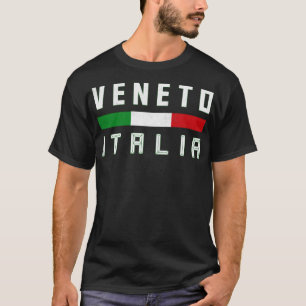 Camiseta Veneto Itália Região italiana Tipografia Design
