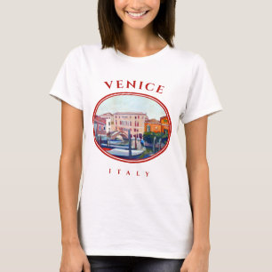Camiseta Veneza, Itália - Barcos no Dorsoduro