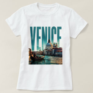 Camiseta Veneza Itália Grande Canal & Patrimônio Veneziano