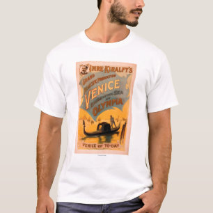 Camiseta Veneza, noiva do mar em gôndola da Olympia