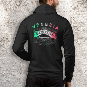 Camiseta Venezia Rialto Bold Lines Cheio Zip Hoodie