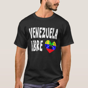 Camiseta Venezuela Bandeira Libre Venezuela Presente de Org