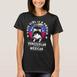 Camiseta Venezuela: Bandeira México Menina Cidadã