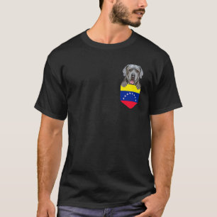 Camiseta Venezuela: Bandeira Neapolitana Mastiff Cão No Bol