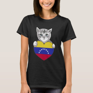 Camiseta Venezuela: Coração de Gato Venezuela - Raízes Vene