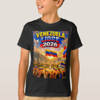 Venezuela Livre 2026 Bandeira do Coração da Venezu