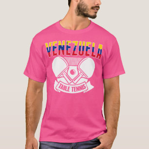 Camiseta Venezuela Ping Pong Amplia a Tênis da Mesa venezue