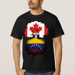 Camiseta Venezuela Raízes venezuelanas canadenses
