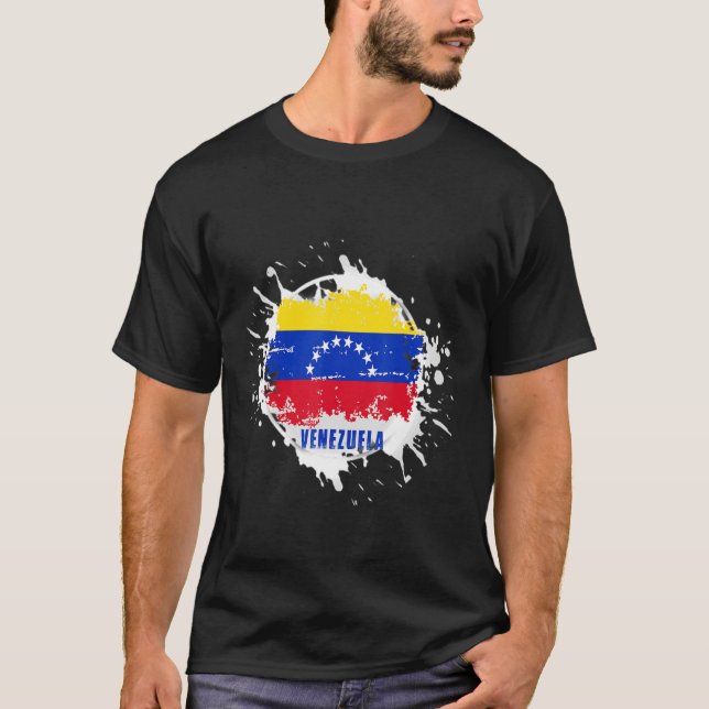 Camiseta Venezuela - Splash (Frente)