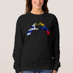 Camiseta Venezuela Uruguai Bandeira Venezuelano Uruguaio Co