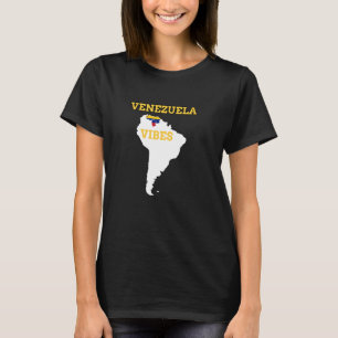 Camiseta Venezuela Vibes Orgulhosos Bandeira Venezuela Hisp