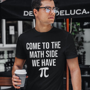 Camiseta Venha ao lado da matemática temos professores uni