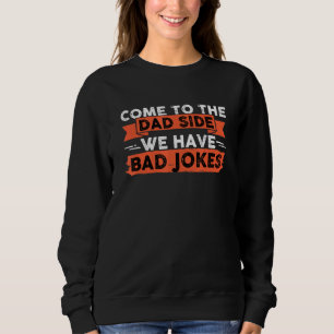 Camiseta Venha Ao Lado Do Pai Temos Pai Piadas Ruim