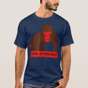 Camiseta Venha comigo, Irmão Funny Gorilla Gym e Design da