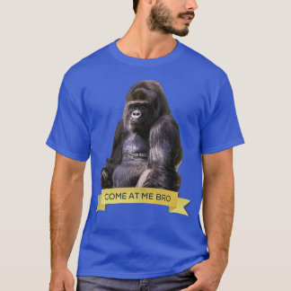 Camiseta Venha comigo, Irmão Funny Gorilla Gym e Design da 