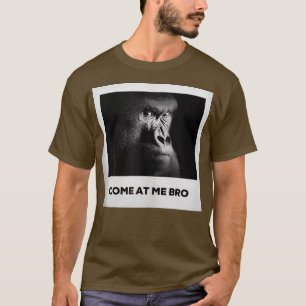 Camiseta Venha comigo, Irmão Funny Gorilla Gym e Design da