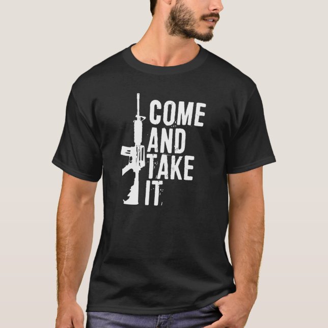 Camiseta Venha E Faça Pro 2a Segunda Alteração Arma Certo (Frente)