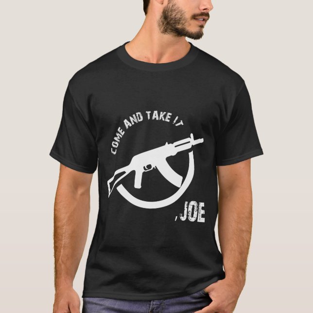 Camiseta venha e pegue, Joe (Frente)
