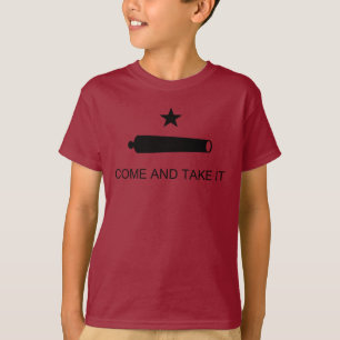 Camiseta Venha E Pegue! Sinalizador de batalha do estado do