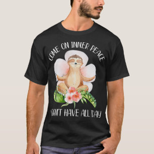 Camiseta Venha Em Paz Eu Não Tenho O Dia Todo Engraçado Y