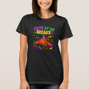 Camiseta Venha Me Buscar Miçangas De Crawfish Do Breaux Que