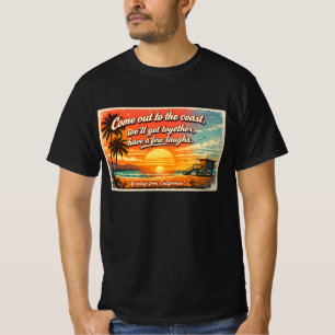 Camiseta Venha para a Costa Masculino Dark Value