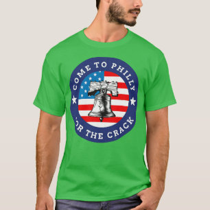Camiseta Venha para Filadélfia para a fenda