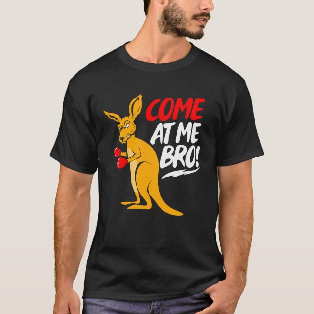 Camiseta Venha Para Mim, Irmão Kangaroo (Frente)