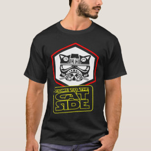 Camiseta Venha Para o Lado do Gato Cat Trooper