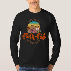 Camiseta Venha Para O Lado Lado Da Lama Temos Naps Engraçad