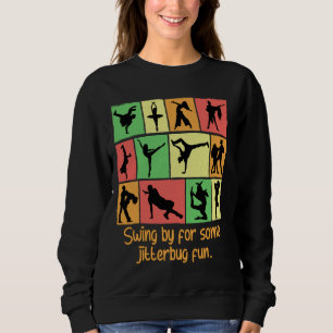 Camiseta Venha Para Se Divertir Com Jitterbug Humor Dança E