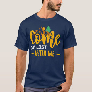 Camiseta Venha se Perder Montanha Camping Presente de Campi