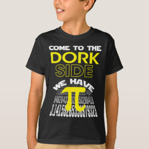 Camiseta Venham Ao Lado Dork Temos Homens Pi Divertidos No 