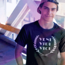 Camiseta Veni Vidi Vici Funny Gamer Formando