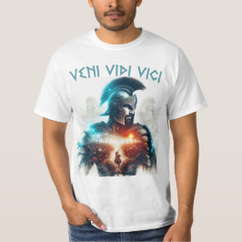 Camiseta Veni vidi vici guerreiro romano centurion armor